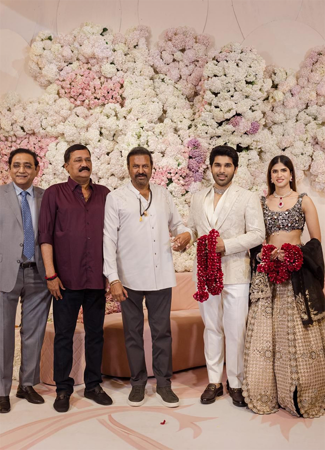Allu Sirish And Nayanika Reddy Pre Wedding Reception HD Photos27