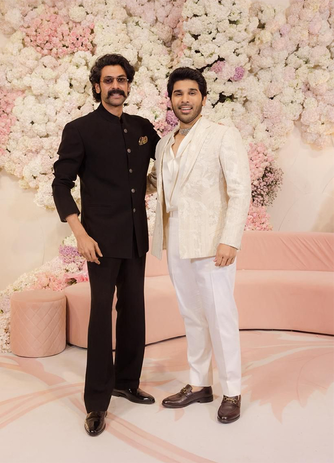 Allu Sirish And Nayanika Reddy Pre Wedding Reception HD Photos32