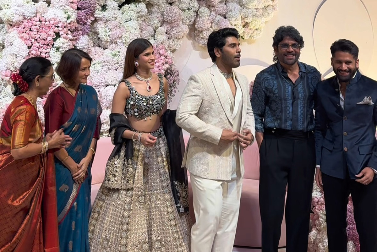Allu Sirish And Nayanika Reddy Pre Wedding Reception HD Photos34