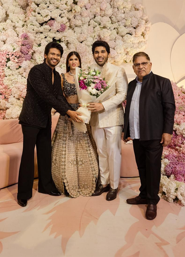 Allu Sirish And Nayanika Reddy Pre Wedding Reception HD Photos9