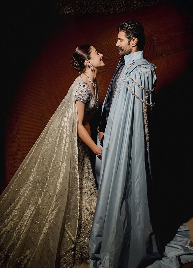 Vijay Deverakonda And Rashmika Mandanna Wedding Sangeet At Udaipur Photos Trending14