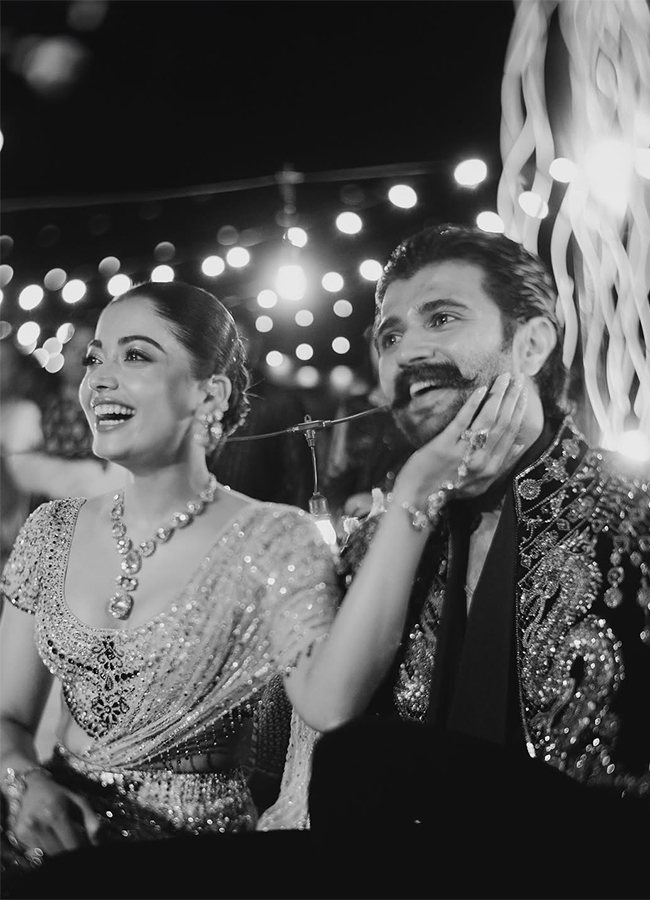 Vijay Deverakonda And Rashmika Mandanna Wedding Sangeet At Udaipur Photos Trending20