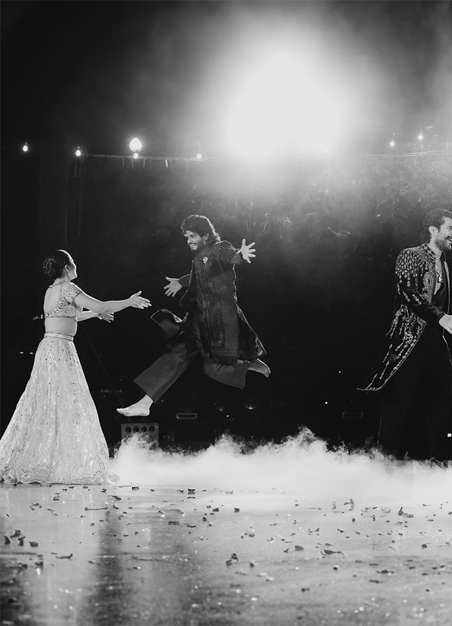 Vijay Deverakonda And Rashmika Mandanna Wedding Sangeet At Udaipur Photos Trending23