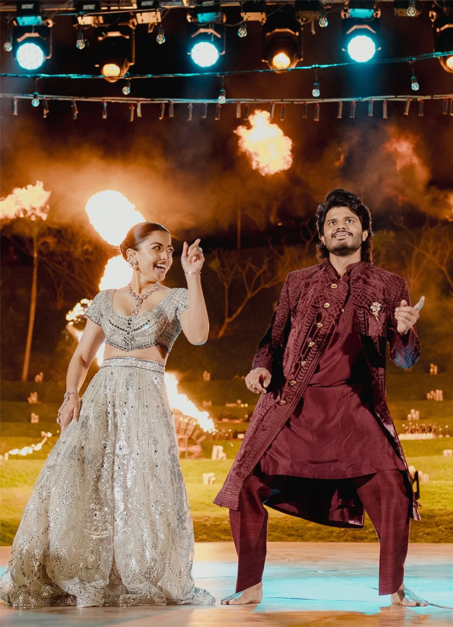 Vijay Deverakonda And Rashmika Mandanna Wedding Sangeet At Udaipur Photos Trending24