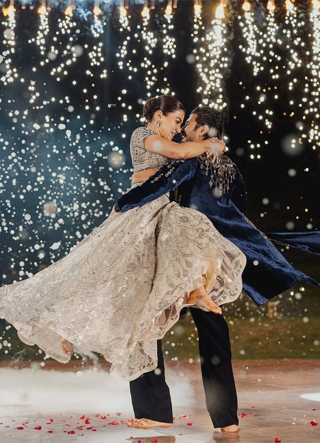 Vijay Deverakonda And Rashmika Mandanna Wedding Sangeet At Udaipur Photos Trending3