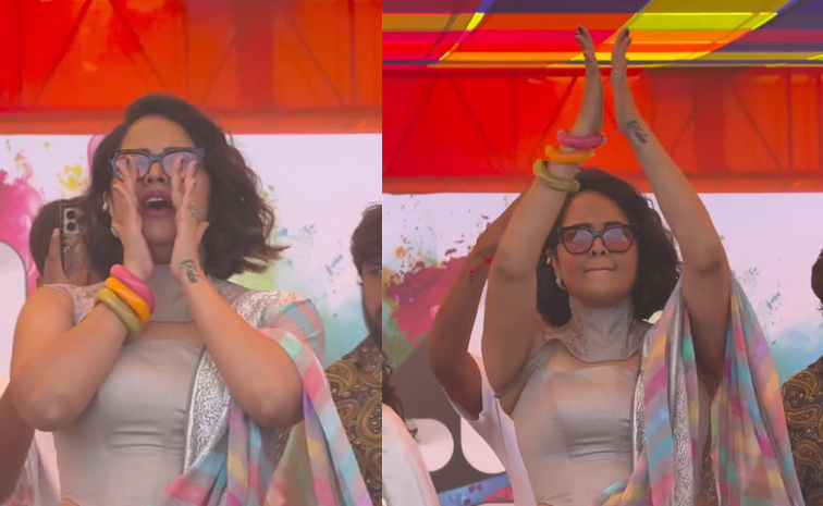 Anasuya Bharadwaj At Holi Celebrations Photos9