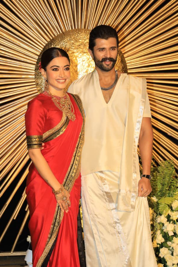 Rashmika Mandanna and Vijay Deverakonda Wedding Reception Photos5