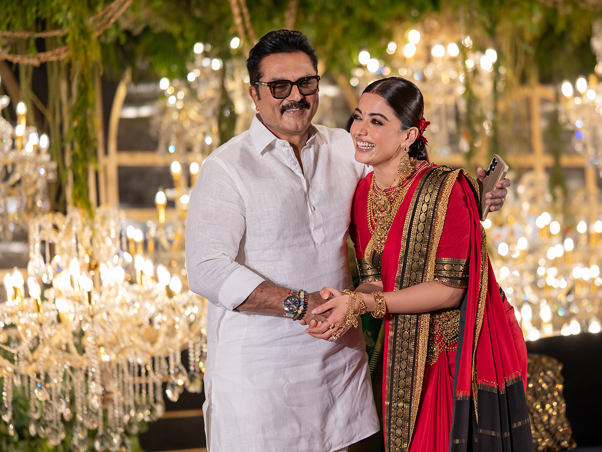 Rashmika Mandanna and Vijay Deverakonda Wedding Reception Photos35