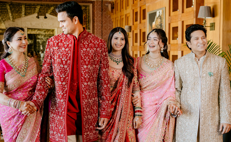 Celebrities At Arjun Tendulkar Saaniya Chandhok Wedding Photos6