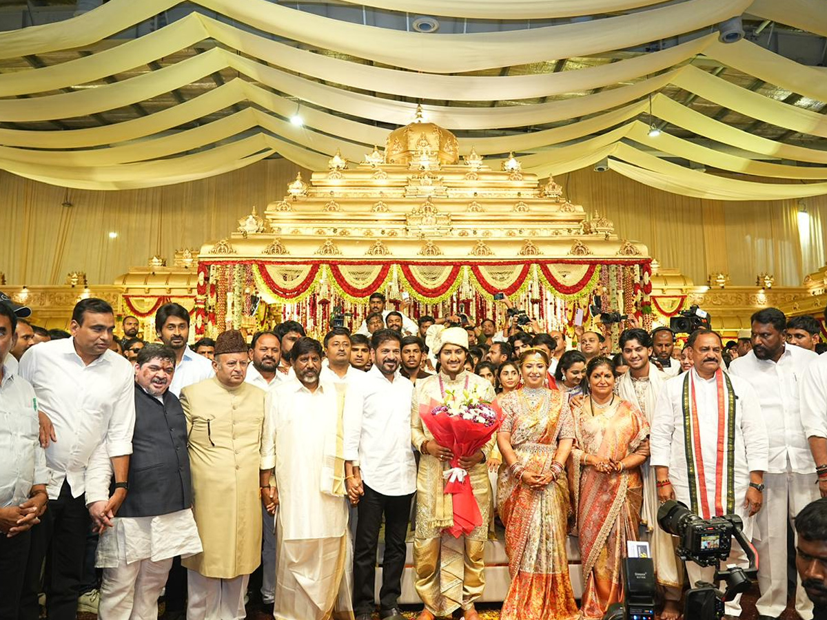 Telangana Deputy CM Bhatti Vikramarka son wedding Photos29