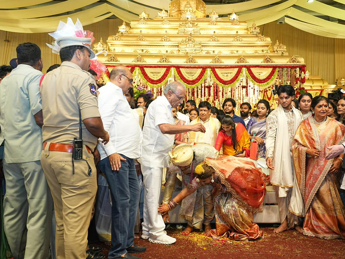 Telangana Deputy CM Bhatti Vikramarka son wedding Photos23