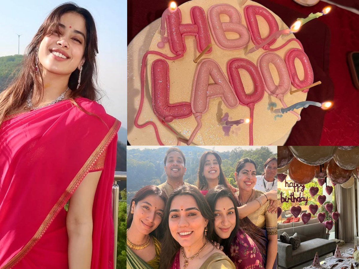 Actress Janhvi Kapoor celebrates birthday By walking 3,500 steps At Tirumala PHotos1