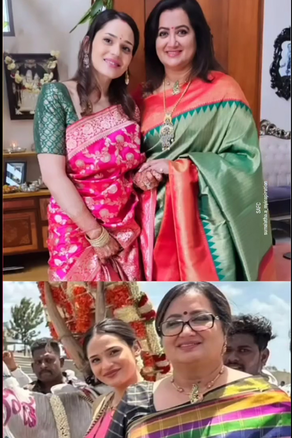 Actress Sumalatha Ambareesh Latest Family Photos9