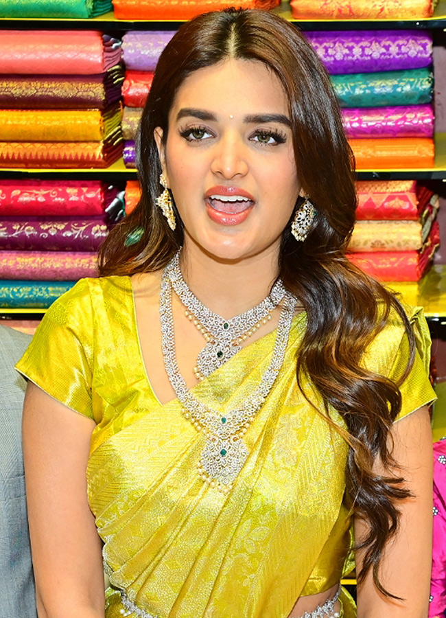 Tollywood Actress Nidhhi Agerwal At Nizamabad10