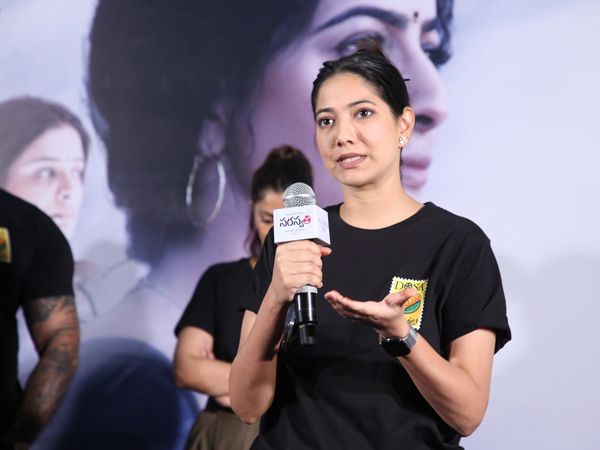 Varalaxmi Sarathkumar's Saraswathi Movie Thank You Meet6