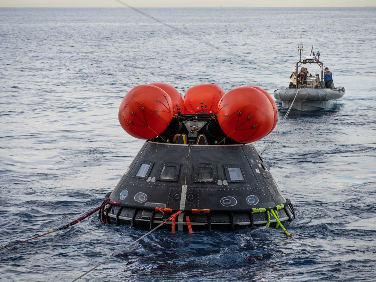 Artemis II astronauts splash down after NASA moon mission photos10