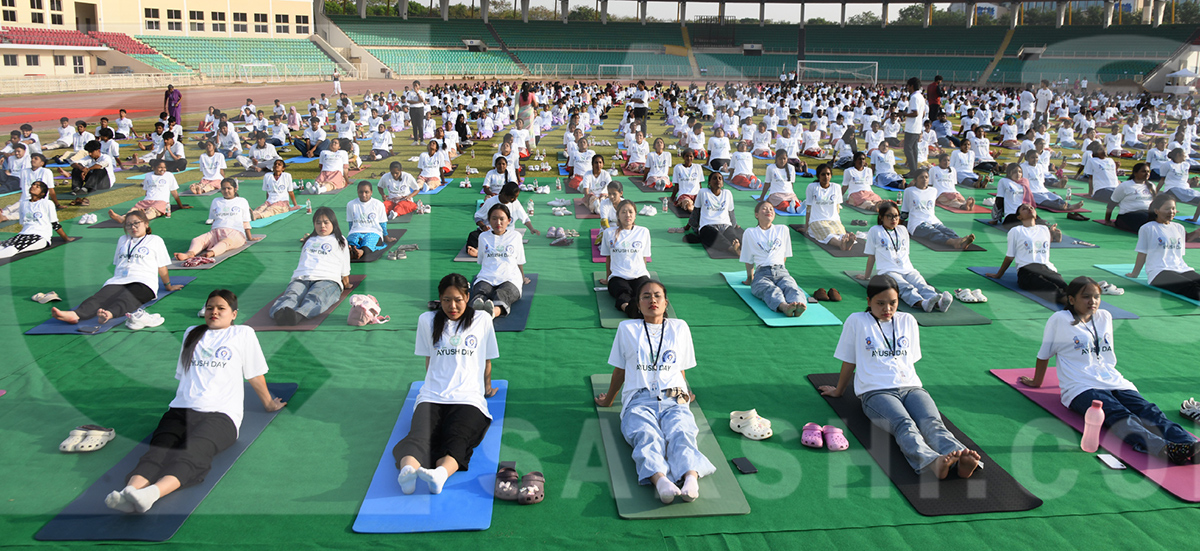 Yoga 2026 in Gachibowli Stadium Photos16