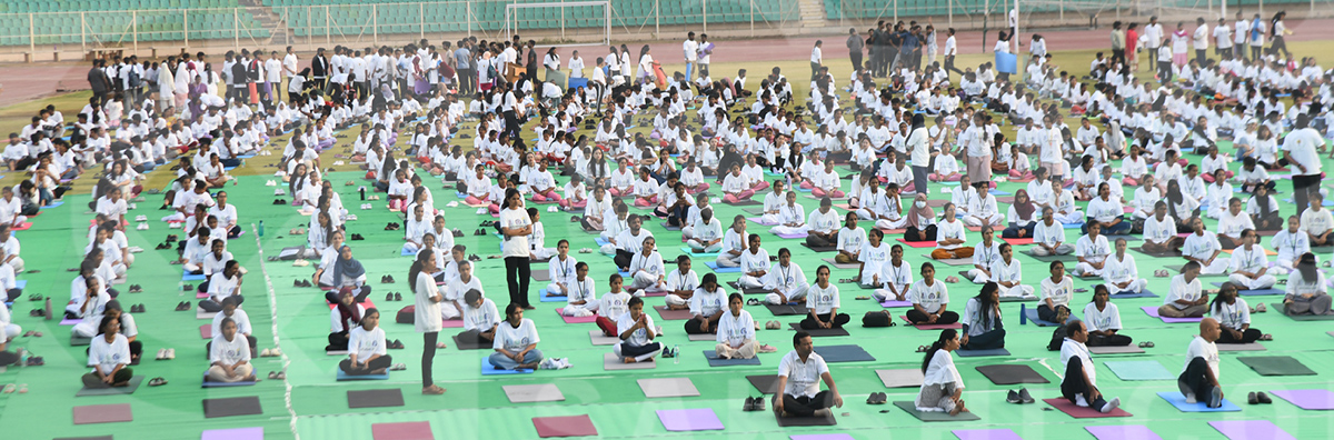 Yoga 2026 in Gachibowli Stadium Photos4