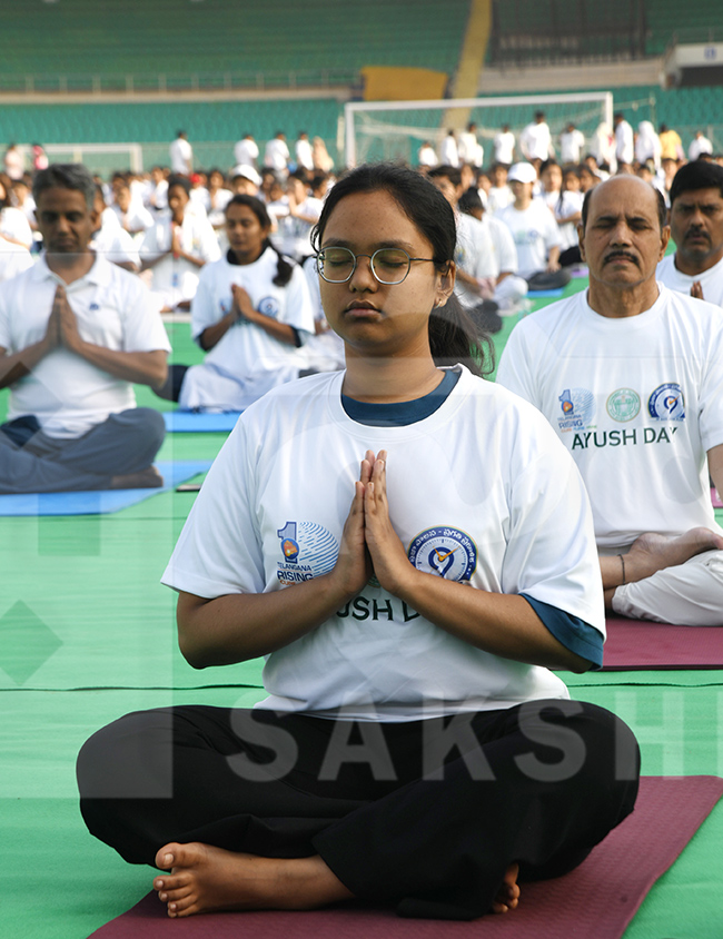 Yoga 2026 in Gachibowli Stadium Photos8