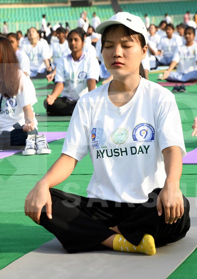 Yoga 2026 in Gachibowli Stadium Photos9