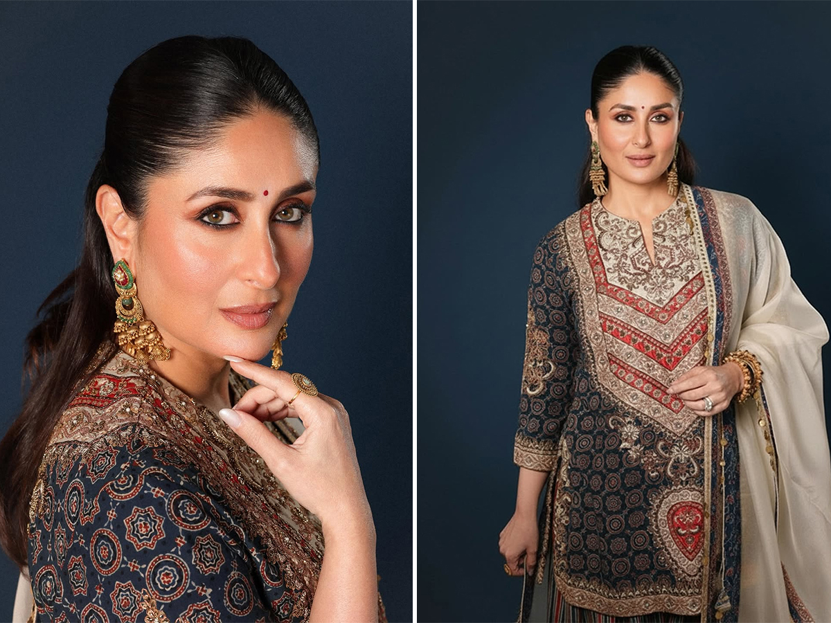 Kareena Kapoor spotted wearing philori kurta set1