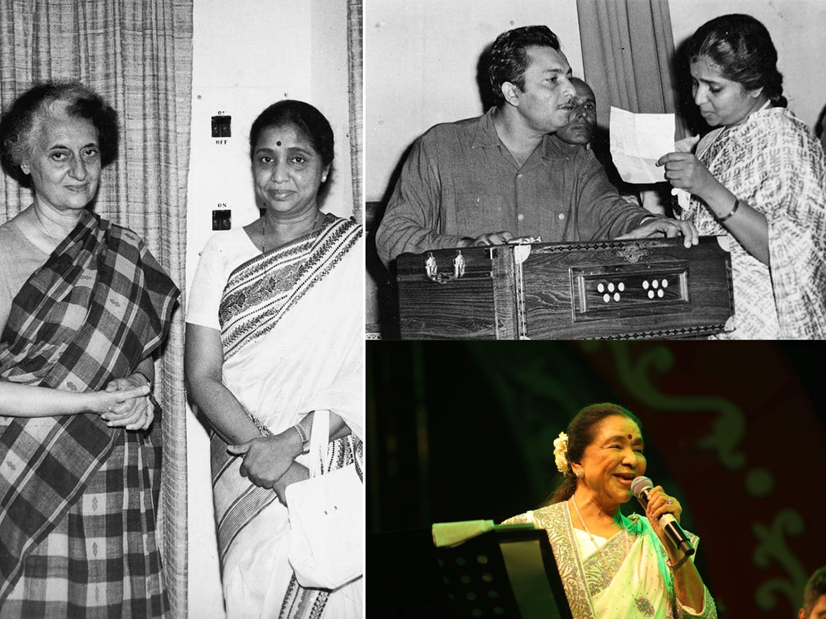 Singer Asha Bhosle Rare And Unseen Photos1