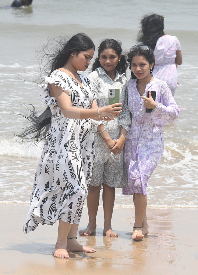 Summer Season Visakhapatnam Rushikonda Beach Photos12
