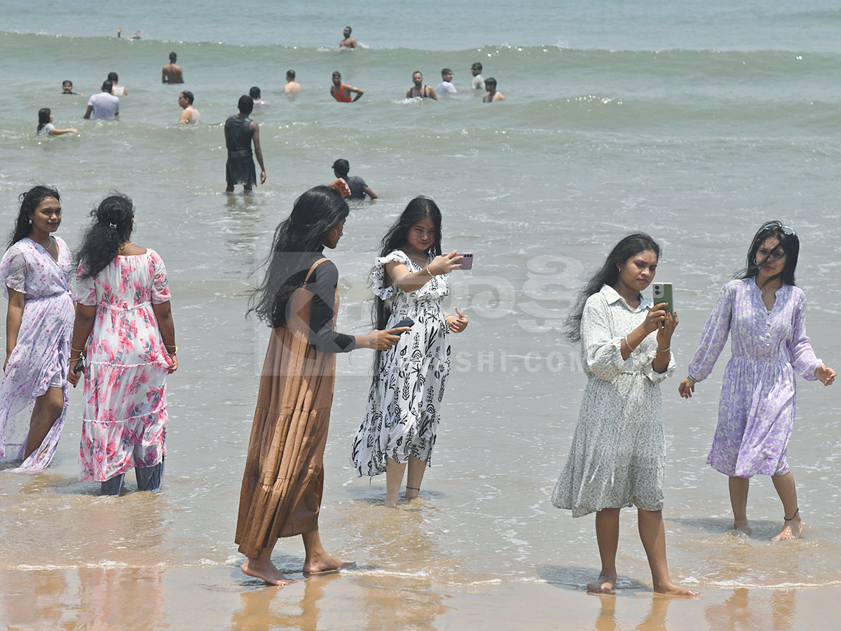 Summer Season Visakhapatnam Rushikonda Beach Photos3
