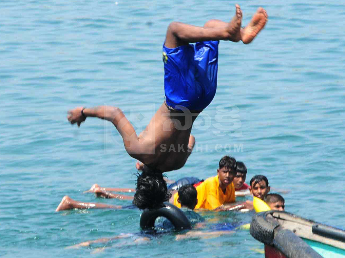 Summer Season Visakhapatnam Rushikonda Beach Photos6