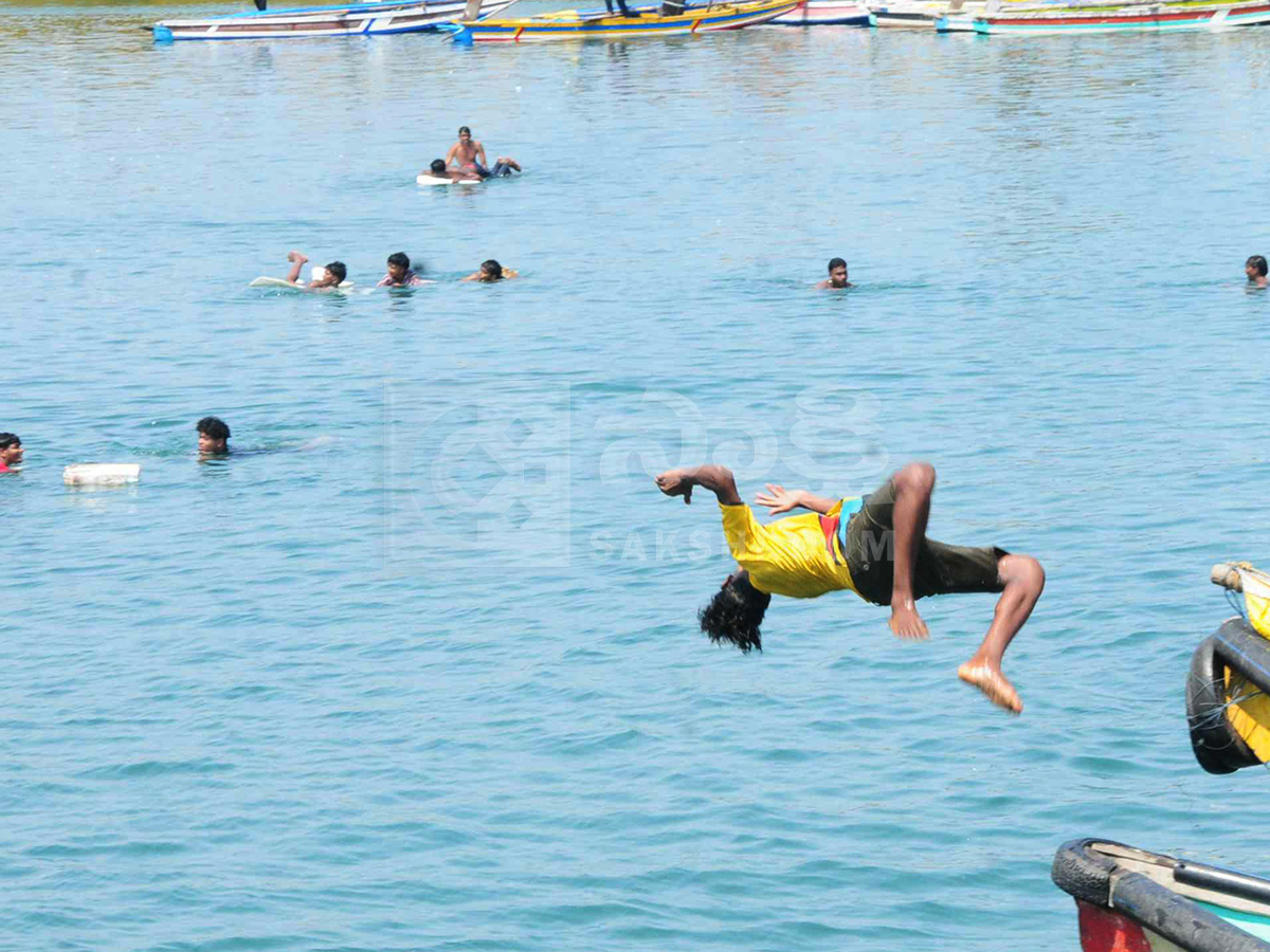 Summer Season Visakhapatnam Rushikonda Beach Photos7