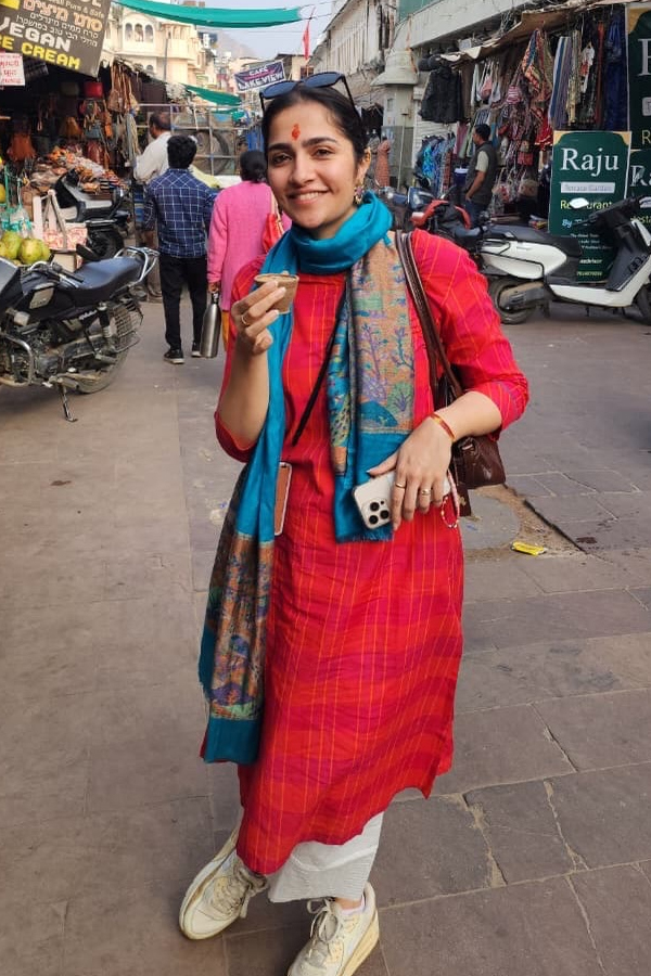 Kantara Actress Rukmini Vasanth shares Her Rajasthan trip Moments Photos5