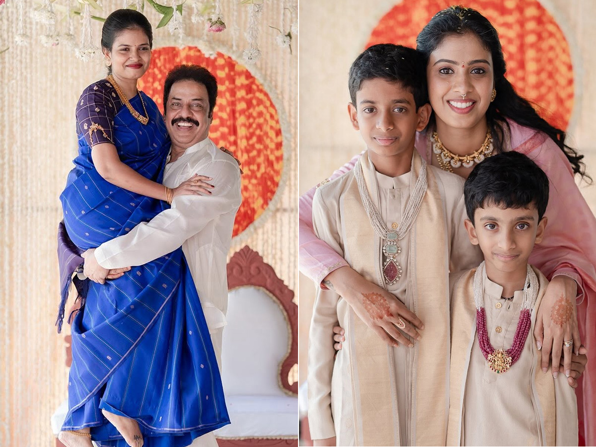 Actor Raja Ravindra Enjoying With Family Photos1