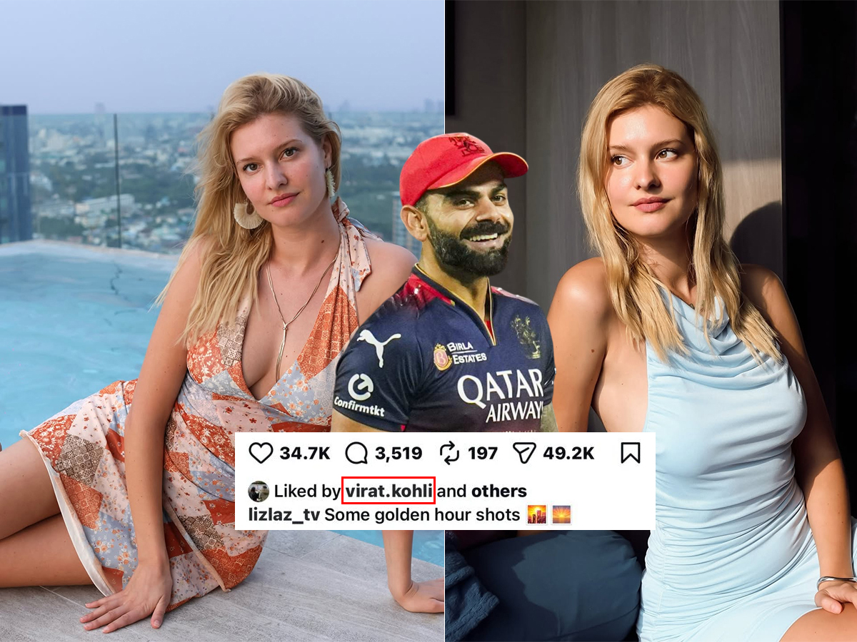 Virat Kohli likes South African influencer post in Instagram: Photos1