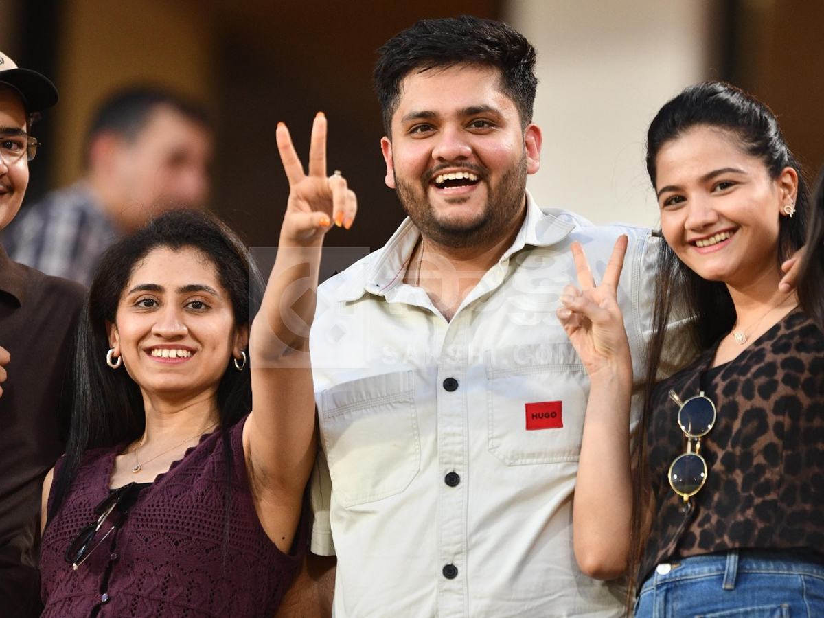 Celebrities And Fans In IPL Match At Hyderabad Uppal Cricket Stadium Photos16