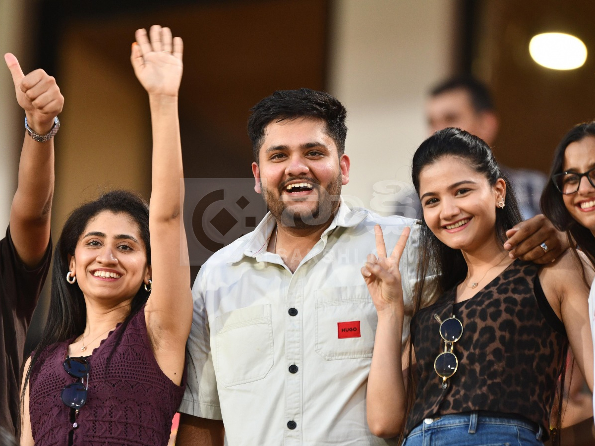 Celebrities And Fans In IPL Match At Hyderabad Uppal Cricket Stadium Photos17