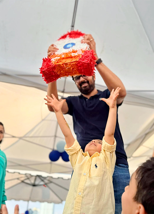 Actress Kajal Aggarwal Son Birthday Celebrations Viral photos12