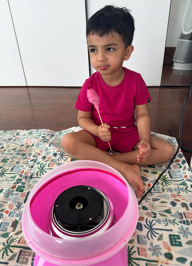 Actress Kajal Aggarwal Son Birthday Celebrations Viral photos5