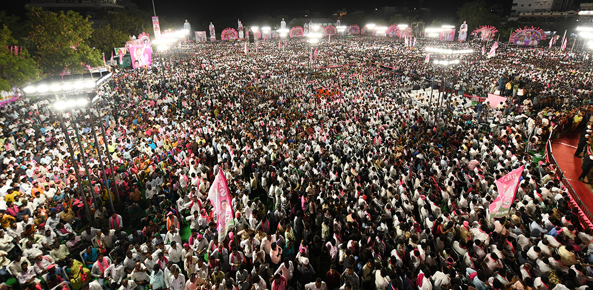 KCR Public Meeting In Jagtial13