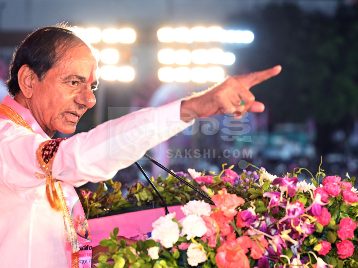 KCR Public Meeting In Jagtial24