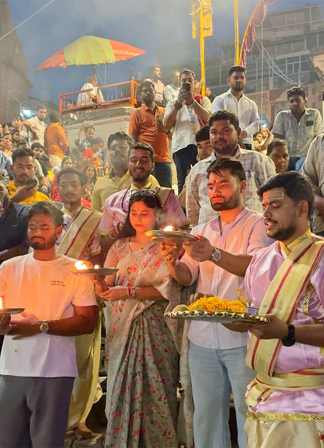 Rinku Singh And Priya Saroj Seek Blessings At Kashi Vishwanath Temple3