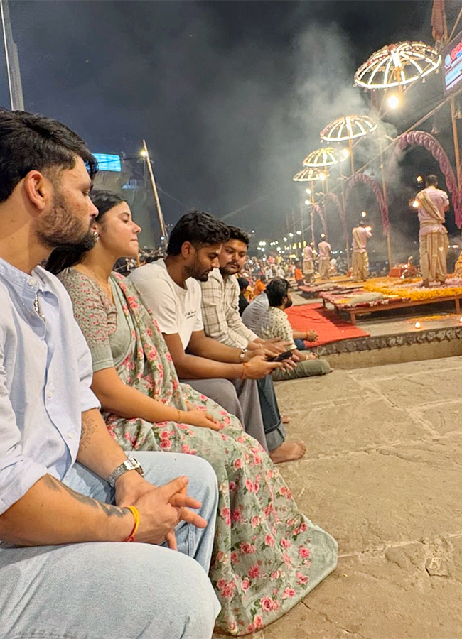 Rinku Singh And Priya Saroj Seek Blessings At Kashi Vishwanath Temple5