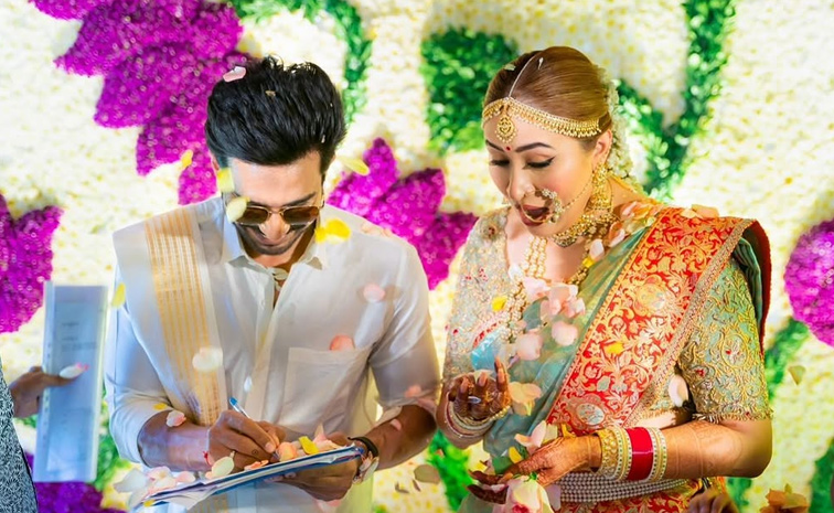 Badminton star Jwala Gutta wedding Anniversary Photos10