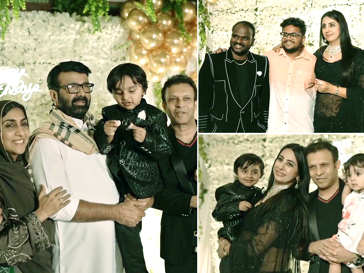 Bigg Boss Fame Sanjjanaa Galrani Son Birthday Celebrations Photos Viral1