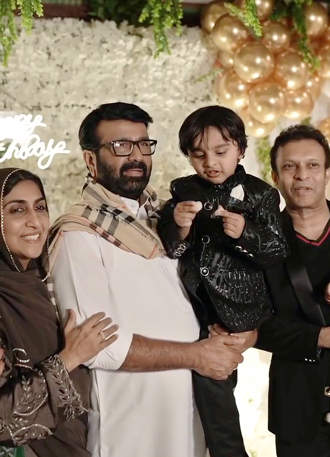 Bigg Boss Fame Sanjjanaa Galrani Son Birthday Celebrations Photos Viral2