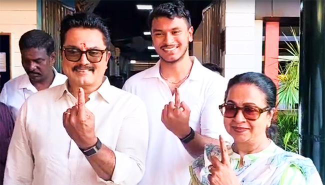 Political And Film Celebrities Casted Their Vote In Tamil Nadu Elections 202619