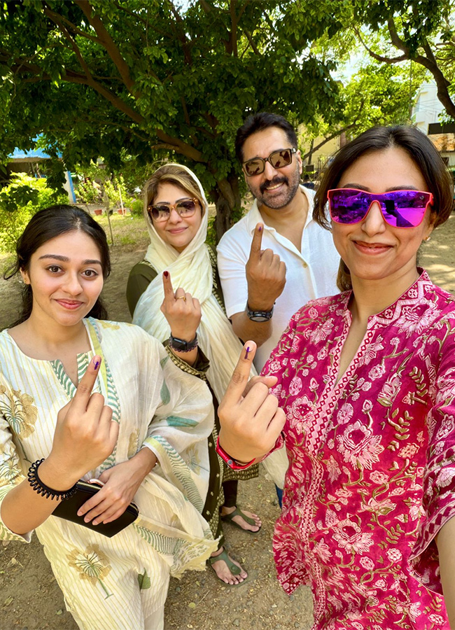 Political And Film Celebrities Casted Their Vote In Tamil Nadu Elections 202631