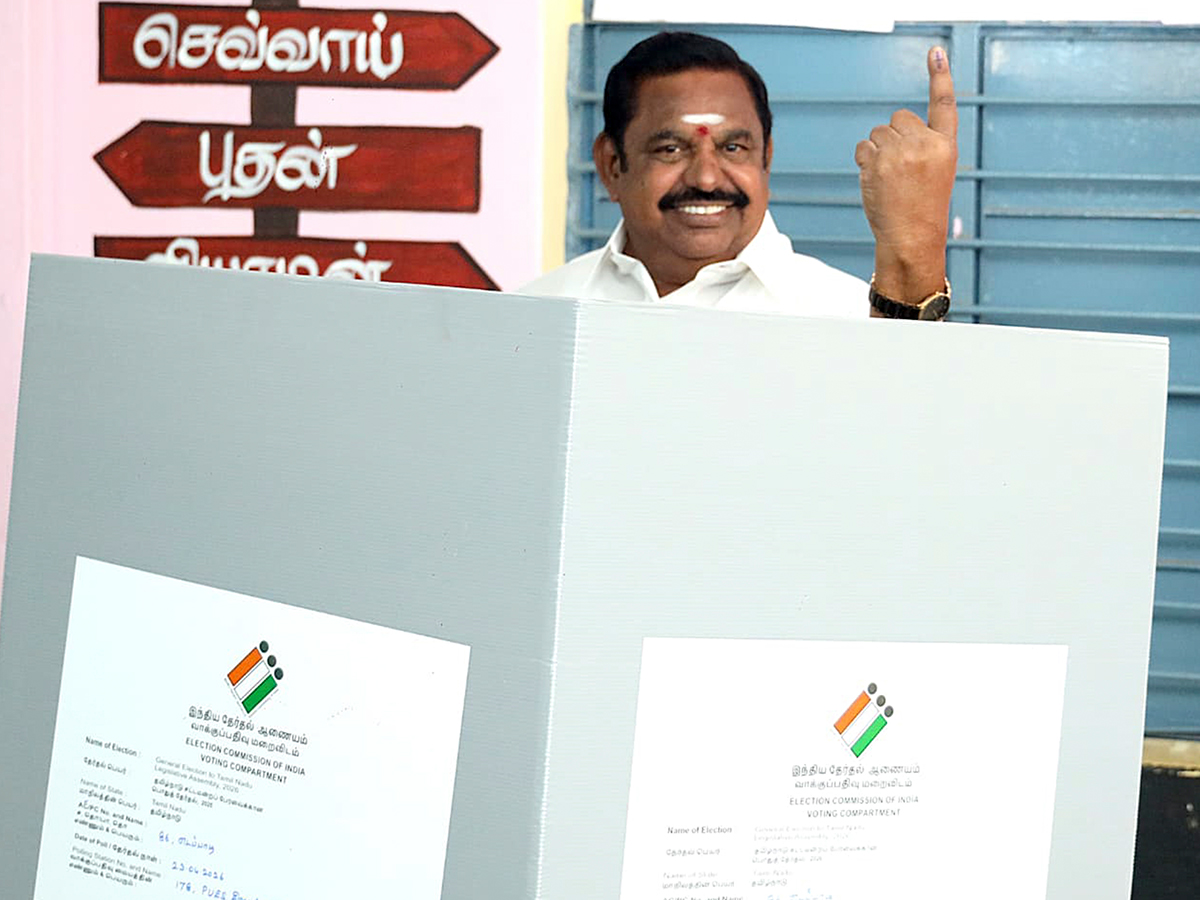 Political And Film Celebrities Casted Their Vote In Tamil Nadu Elections 202636