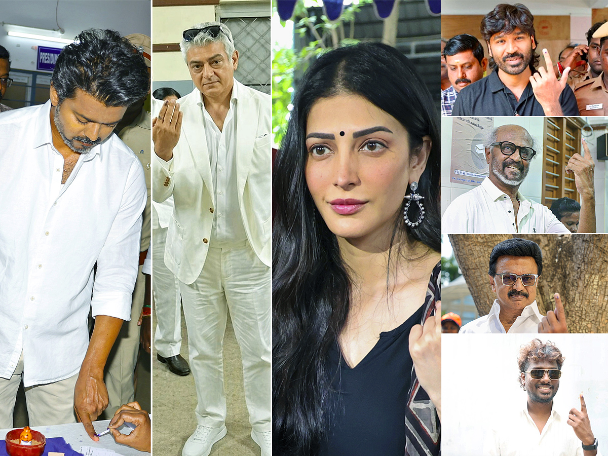 Political And Film Celebrities Casted Their Vote In Tamil Nadu Elections 20261