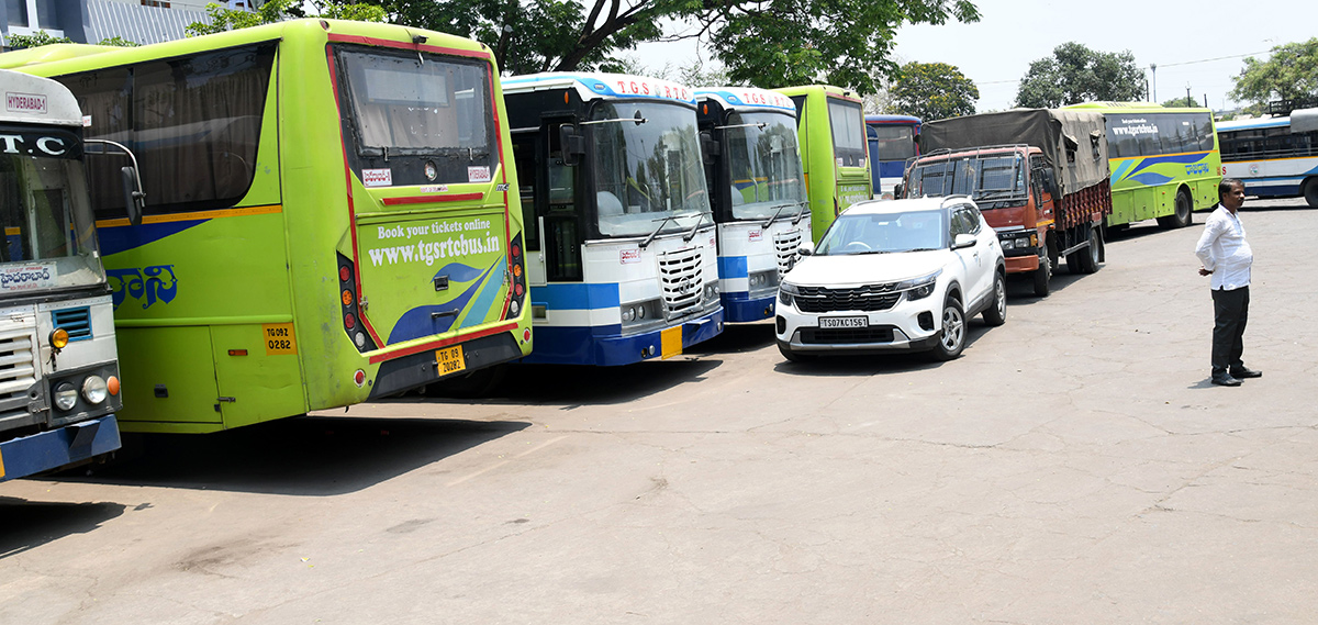 Telangana RTC Employees Strike HD Photos17