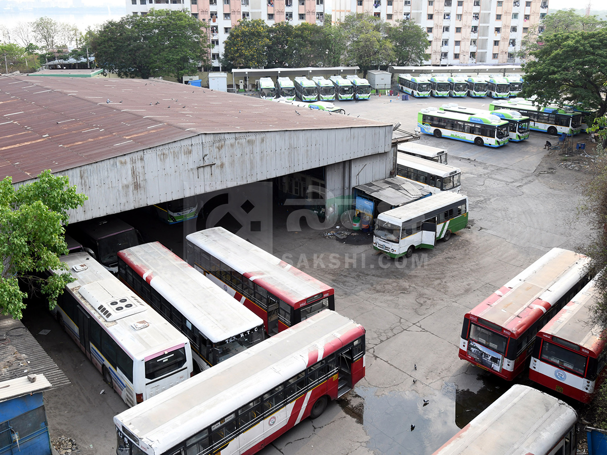 Telangana RTC Employees Strike HD Photos24